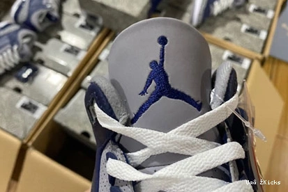 Air 3 Navy” CT8532-401 402 Jordan Vibrant “Midnight 0916